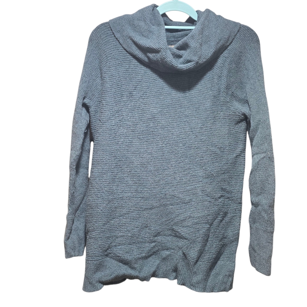 Loft Gray Cowl Sweater Size M